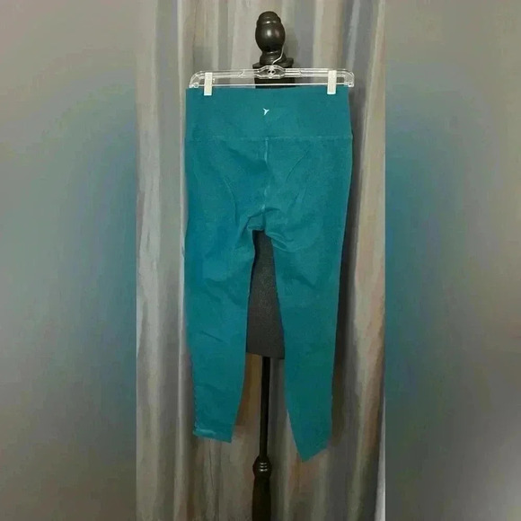 34. Old Navy Active Teal Green Leggings, Large - Picture 3 of 5